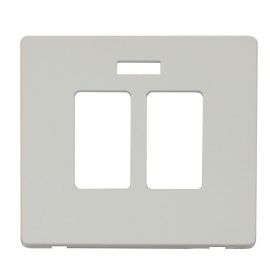 Click SCP324PW Polar White Definity Screwless Sink or Bath Switch Cover Plate image