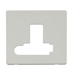 Click SCP351PW Polar White Definity Screwless 13A Flex Outlet Lockable Switched Fused Spur Unit Cover Plate image