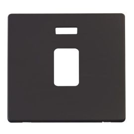 Click SCP423BK Matt Black Definity Screwless 1 Gang 20A Neon Switch Cover Plate image