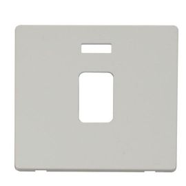 Click SCP423PW Polar White Definity Screwless 1 Gang 20A Neon Switch Cover Plate