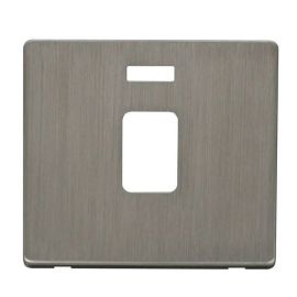 Click SCP423SS Stainless Steel Definity Screwless 1 Gang 20A Neon Switch Cover Plate image