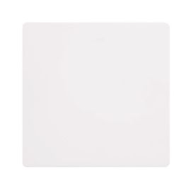 Click SFMW060 Definity Complete Metal White Screwless 1 Gang Blank Plate