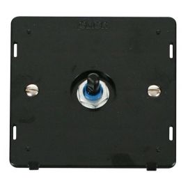 Click SIN161 Black Definity 1 Gang 100W 2 Way Dimmer Switch Insert image