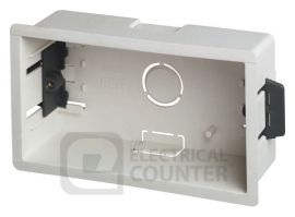 Click WA107P Essentials 2 Gang 47mm Cavity Wall Dry Lining Box
