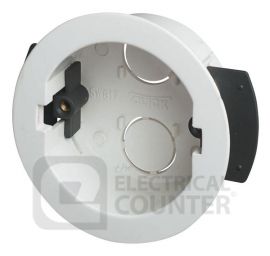 Click WA108P Essentials 34mm Round Ceiling Dry Lining Box
