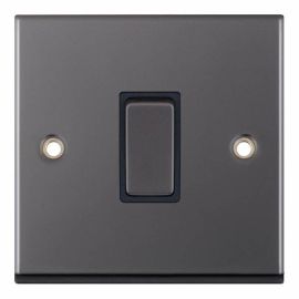 Selectric 7MPRO-401 7MPRO Black Nickel 1 Gang 10AX 2 Way Plate Switch