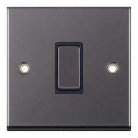 Selectric 7MPRO-407 7MPRO Black Nickel 1 Gang 10AX Intermediate Plate Switch