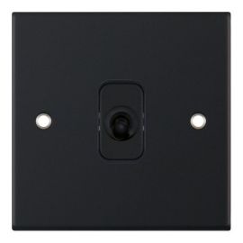 Selectric DSL11-78 5M Matt Black 1 Gang 10A Intermediate Toggle Switch image