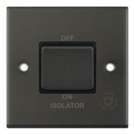 Selectric DSL12-08 5M Dark Bronze 1 Gang 10AX 3 Pole Fan Isolator Switch