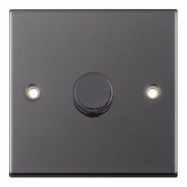 Selectric DSL464 5M Black Nickel 1 Gang 5-100W 2 Way LED Dimmer Switch image