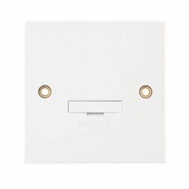 Selectric LG9228/3 Square White 3A Unswitched Fused Spur Unit