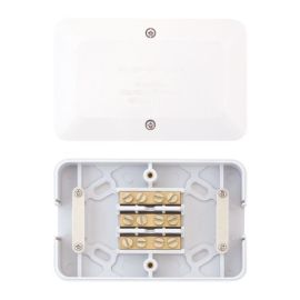 Selectric LGK829 Square White 60A 3x 2.5mm Terminals 142x90mm Junction Box image