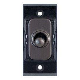 Selectric SGRID360-113 GRID360 Black Nickel 10A 2 Way Toggle Switch Module - Black Insert