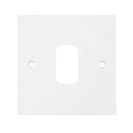 Selectric SGRID360-160 GRID360 White 1 Aperture Square Modular Front Plate image