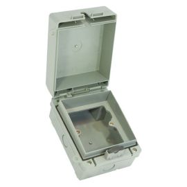 Selectric SS65-1G Seal IP65 1 Gang Unpopulated Heavy Duty Universal Accessory Box image