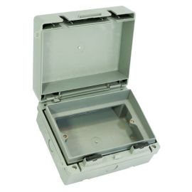 Selectric SS65-2G Seal IP65 2 Gang Unpopulated Heavy Duty Universal Accessory Box image