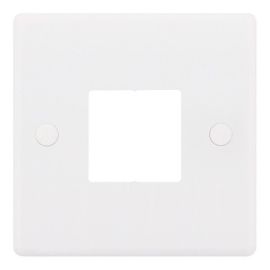 Selectric SSLM-2G Smooth White 2 Aperture Front Modular Plate