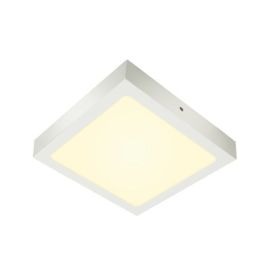 Senser 24 White LED Square Surface Ceiling Light 15W 3000K