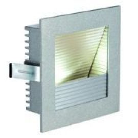 Silver Grey Frame Curve LED Wall Light 1W Warm White LED image