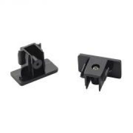Black End Caps for Surface Mounted 1-Circuit Track
