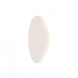 White Plastra wall light, LED, 3000K, round,  30cm image