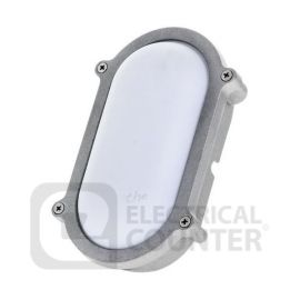 Super-Slim Oval LED Die Cast Bulk Head Light IP65 530lms 9W 230V image