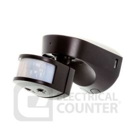 Black PIR Light Controller IP55 2300W 230V