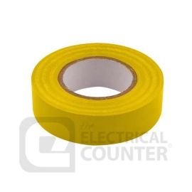 Unicrimp 1920Y Yellow Flame Retardant PVC Insulation Tape 19mm x 20m image