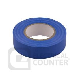 Unicrimp 1933BL Blue Flame Retardant PVC Insulation Tape 19mm x 33m image