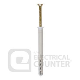 Unicrimp CC-04121 Hammer In Fixings 8 x 100mm for use with 55mm Fixtures (16 Pack, 0.22 each) image