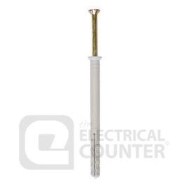 Unicrimp CC-04122 Hammer In Fixings 8 x 120mm for use with 75mm Fixtures (16 Pack, 0.31 each) image