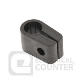 Unicrimp QC16 Black Polypropylene Impact Resistant Cable Cleats 40.6mm (50 Pack, 0.19 each) image
