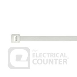 Unicrimp QT120M Natural Miniature Cable Ties 8.1kg 2.5 x 120mm (100 Pack, 0.01 each)
