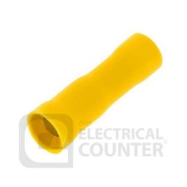 Unicrimp QYAB5F Yellow Female Auto Bullet Pre-Insulated Terminals 5mm (100 Pack, 0.07 each) image