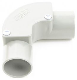 20mm Inspection Elbow White