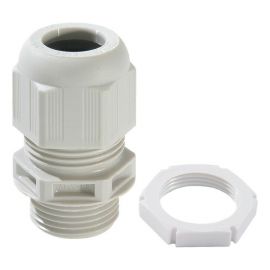 GLP20+ White Cable Gland with locknut IP68 (10 Pack, 0.28 each) image