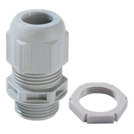 GLP20+ Black Cable Gland with locknut IP68 (10 Pack, 0.28 each) image