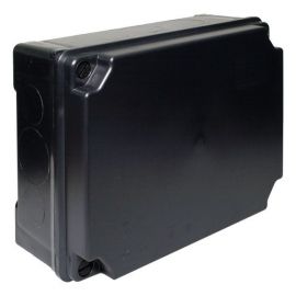 Wiska 887N Black WIB5 Industrial Smooth Side Surface Sealed Box IP65