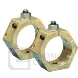 20mm Brass Earthing Nuts for WIB enclosures & Combi 1010 (6 Pack, 3.50 each) image