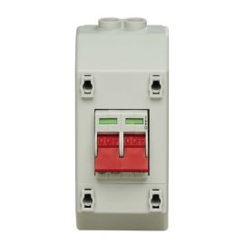 Wylex REC2STT 100A 2-Pole Slimline Insulated Enclosed Twin-Terminal Supply Isolator image