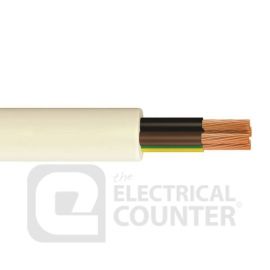 Pitacs 3094Y 0.75MM 100M White 4 Core Heat Resistant Flexible 3094Y 0.75mm Cable - 100m image