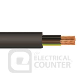 Pitacs 3184Y 1.5MM 100M BK Black 4 Core Round Flexible 3184Y 1.5mm Cable - 100m image