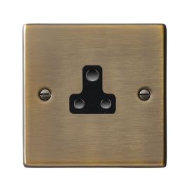 Hamilton 79US5B Hartland Antique Brass 1 Gang 5A Unswitched Socket