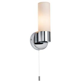Saxby 34483 Pure Chrome IP44 40W G9 Non-dimmable Wall Light