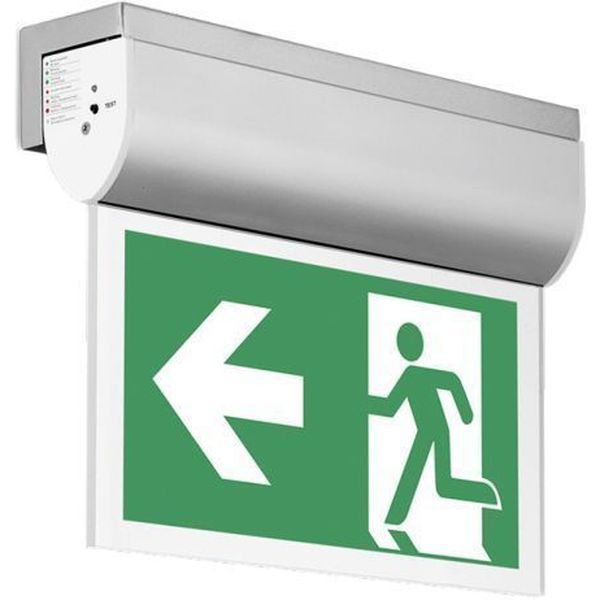 Aurora EN-EMLED22ST EMPac 3.3W 1-8hr Maintained-Non Maintained Self Test LED Wall Mount Emergency Exit Sign