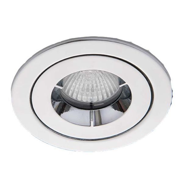 Ansell AMICD/IP65/CH iCage Mini Chrome 50W GU10 IP65 108mm Fire Rated Downlight