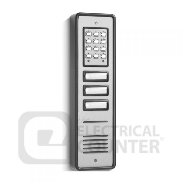 Bell System CP106-3 3 Station Door Entry Combined Panel