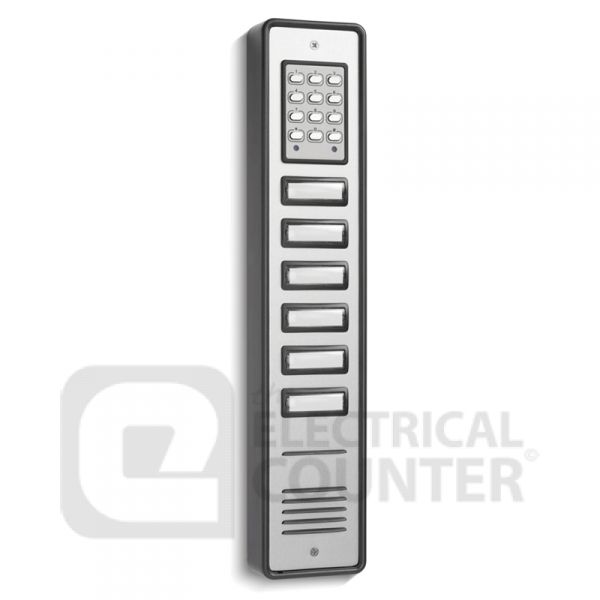 Bell System CP106-6 6 Station Door Entry Combined Panel