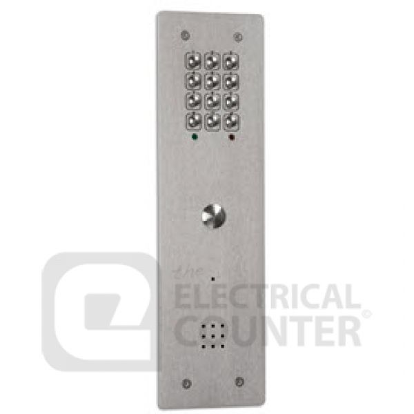 Bell System CP109-1/VR 1 Button Combined Door Entry Vandal Resistant Panel
