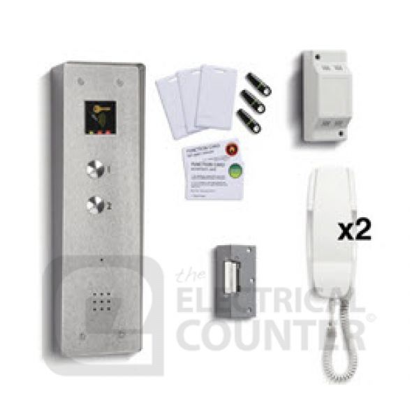 Bell System CSP-2/VRS 2 Way Vandal Resistant Surface Door Entry and Proximity System